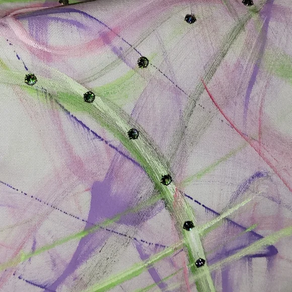 🎉💜HP💜🎉Custom Painted Wearable Art Apron #1410 - Picture 5 of 8